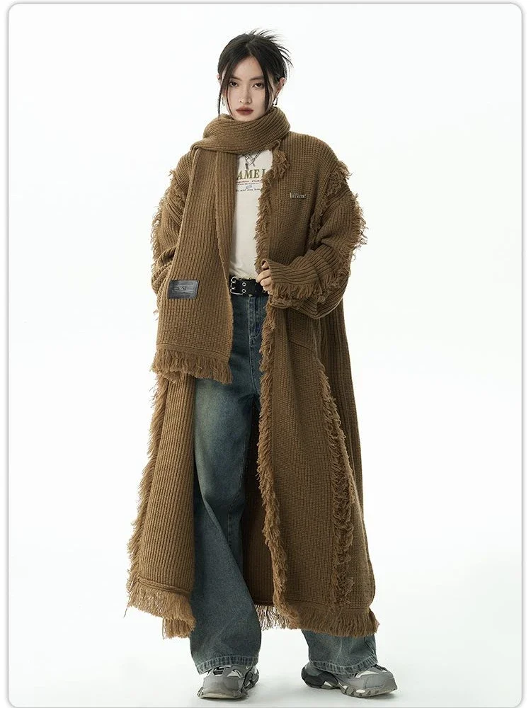 Рисунок 5 - Женский длинный кардиган с бахромой Deeptown