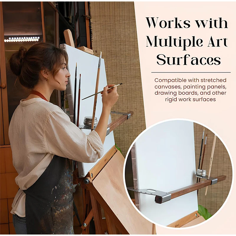 Supporto per Mano Regolabile in Metallo per Artisti con Meccanismo Autobloccante, Poggiapolsi Ergonomico per Lavori d'Arte di Dettaglio - immagine 6