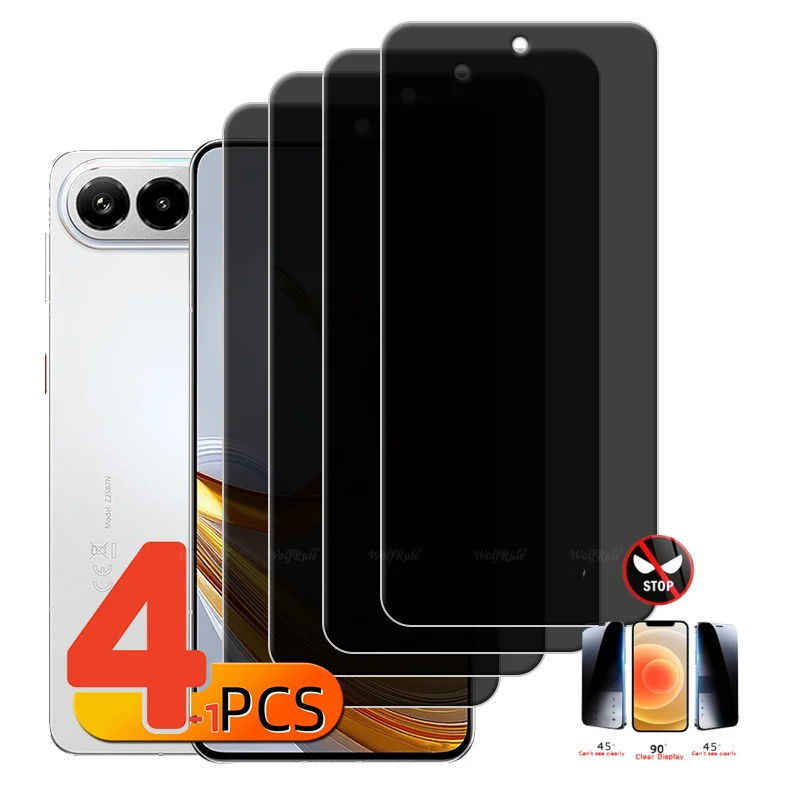 ZTE Nubia Air Pro Privacy Anti-Spy Tempered Glass Screen Protector (Pack of 1-4)