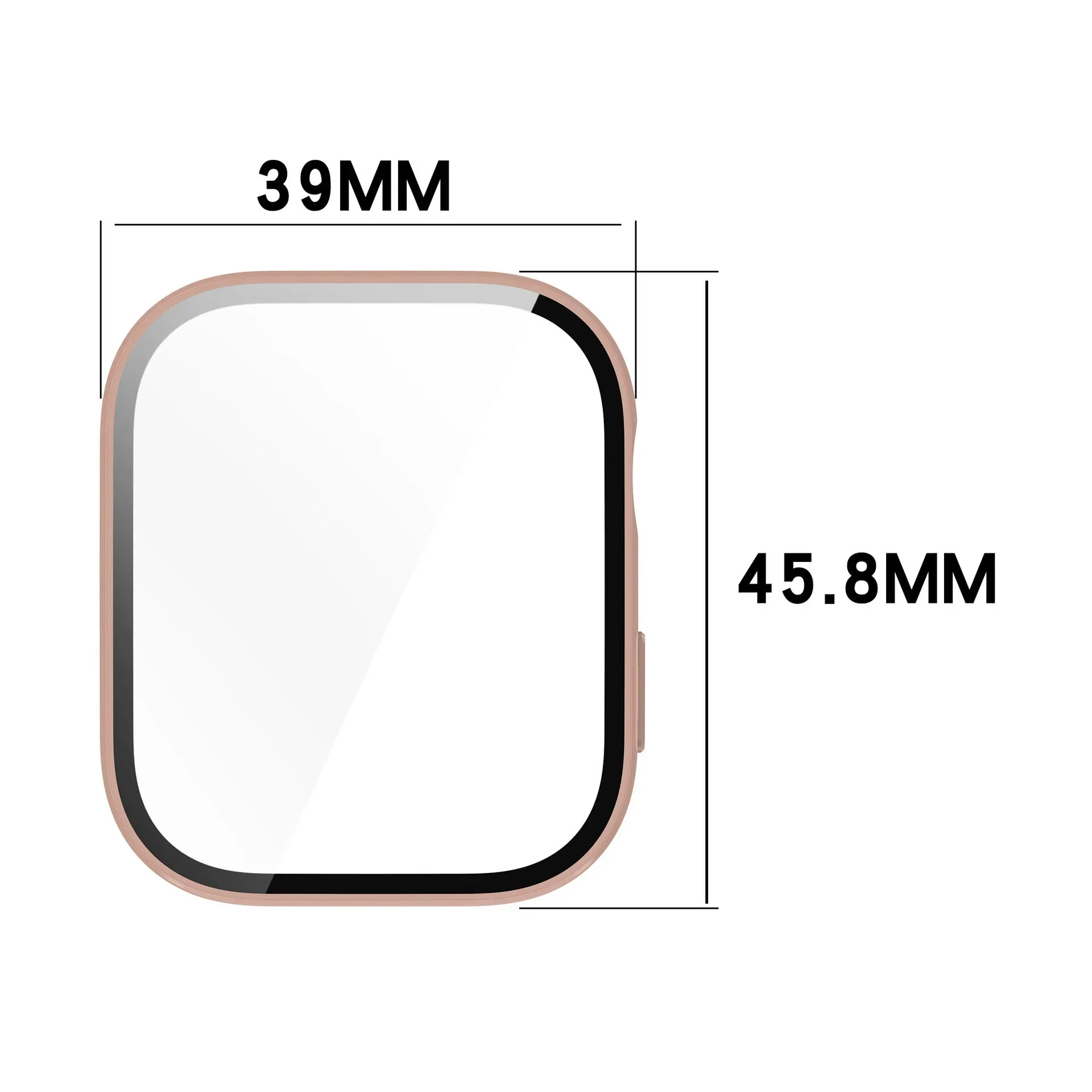 Tempered Glass Screen Protector Hard Case