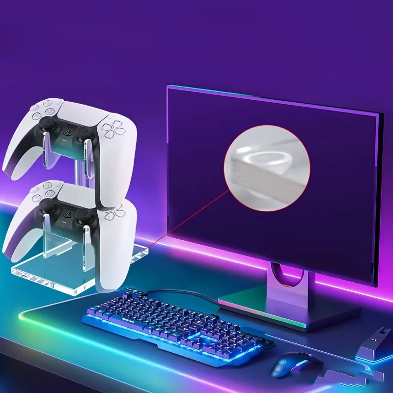 حامل سماعة الرأس ووحدة التحكم، عالمي لجهاز PS5/PS4...