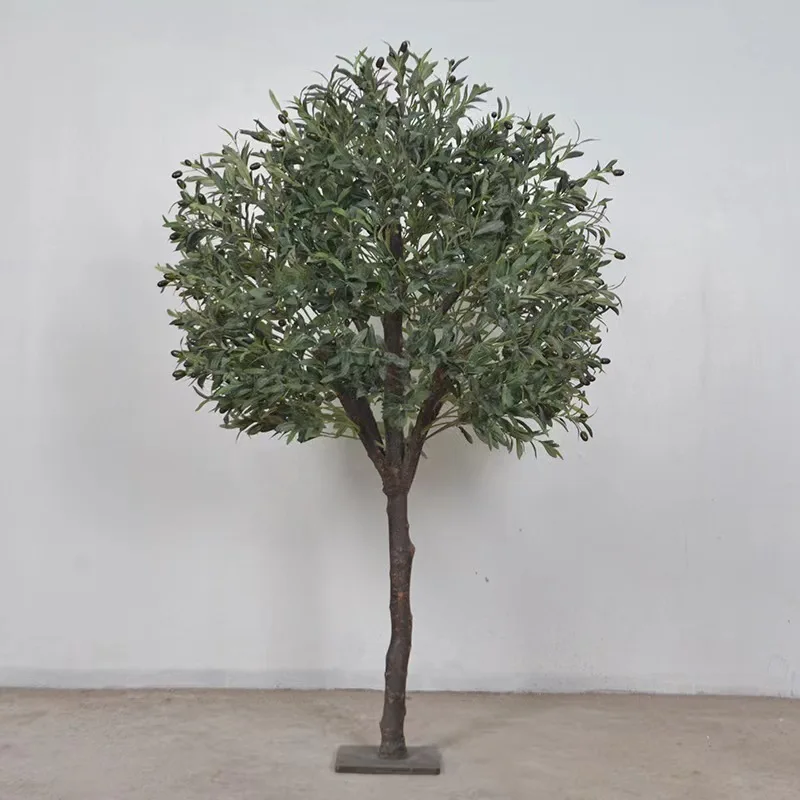 شجرة زيتون صناعية بتصميم واقعي توفر مظهرًا طبيعيًا...