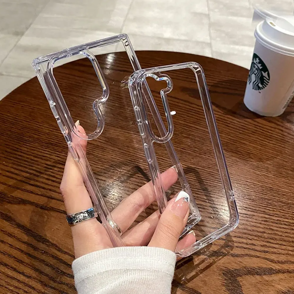 Premium Clear Acrylic Protective Case - Luxury Transparent Hard Cover