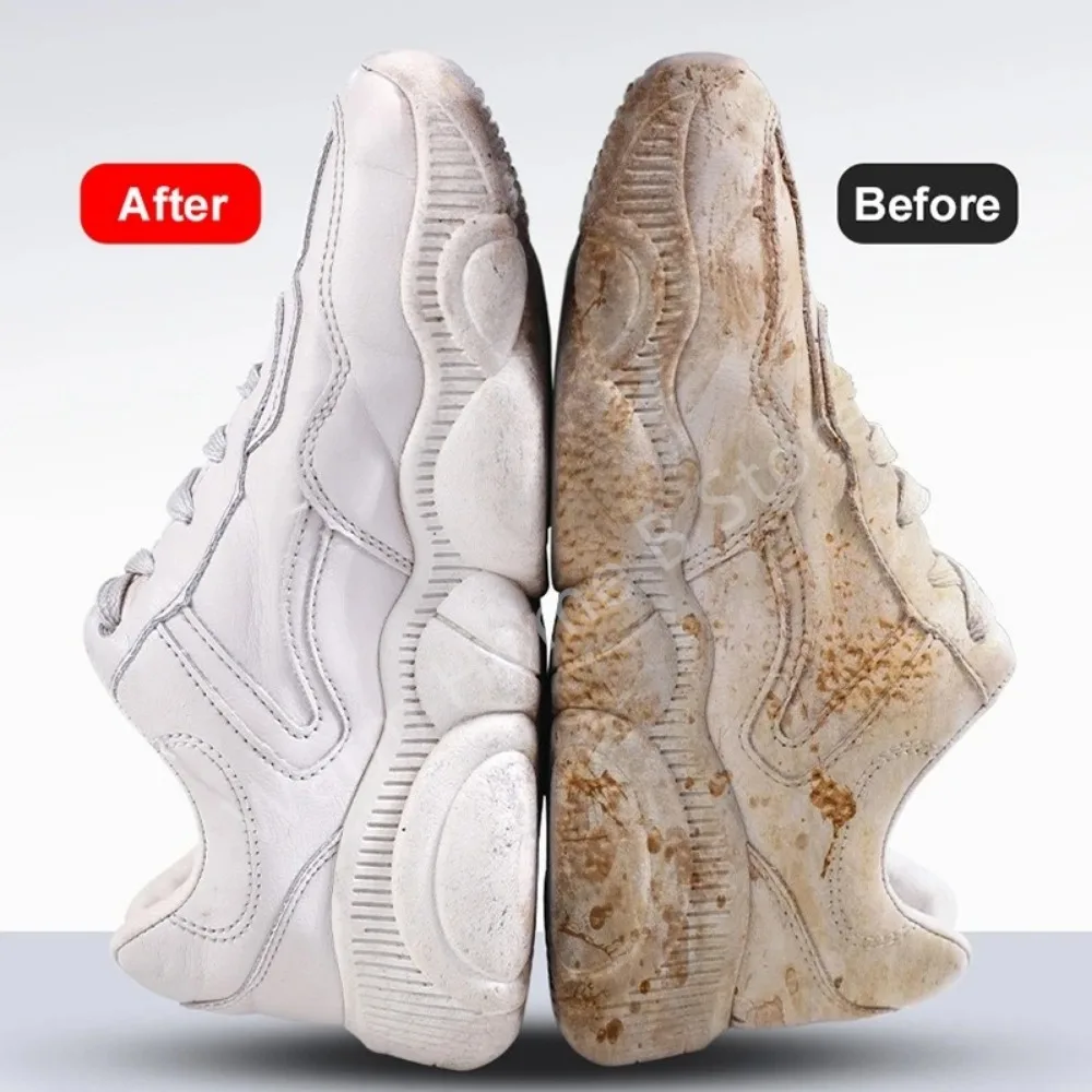Shoe brush Sneaker Cleaning Wipes Travel Portable Sneaker Disposable Quick Cleaning Wet Wipes White Shoes Artifact Shoe Cleaners 3