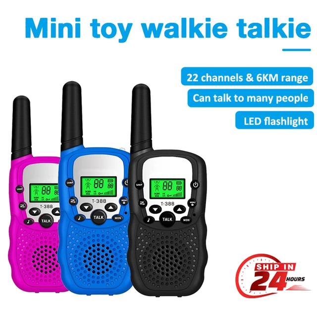 2 Pcs Talkie Walkie Mini Portable Enfants Jouet Radio