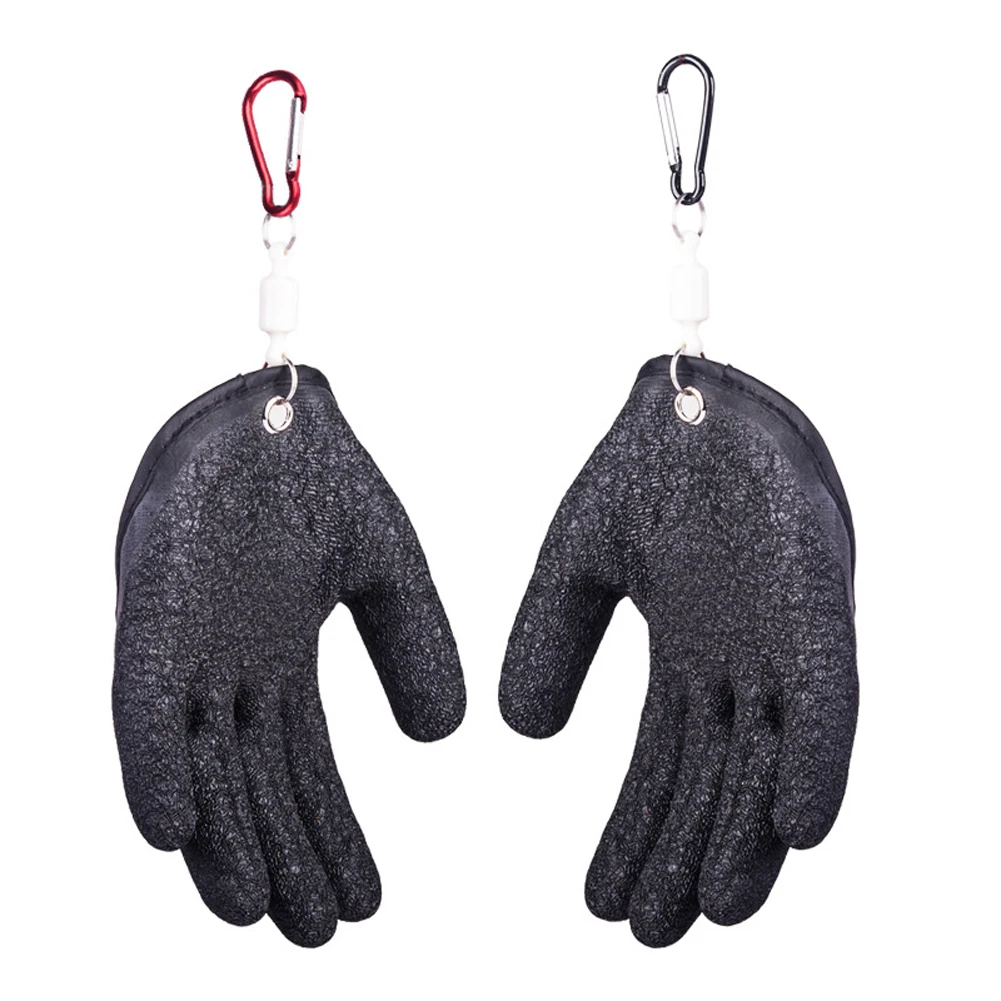 Breathable Fishing Glove Fish Equipment Fishing Gloves Magnetic Anti-slip Fisherman Catching Fish Glove Left Right Hand fishing gloves