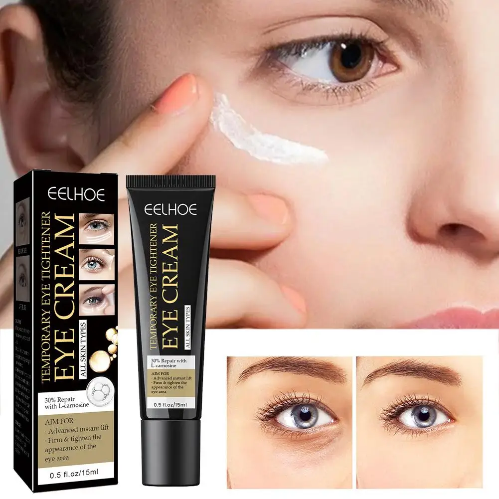 

15ml Temporary Firming Eye Cream Instant Reduces Under-Eye Bags Dark Circles & Puffiness Firm Delicate Skin Under Your Eyes
