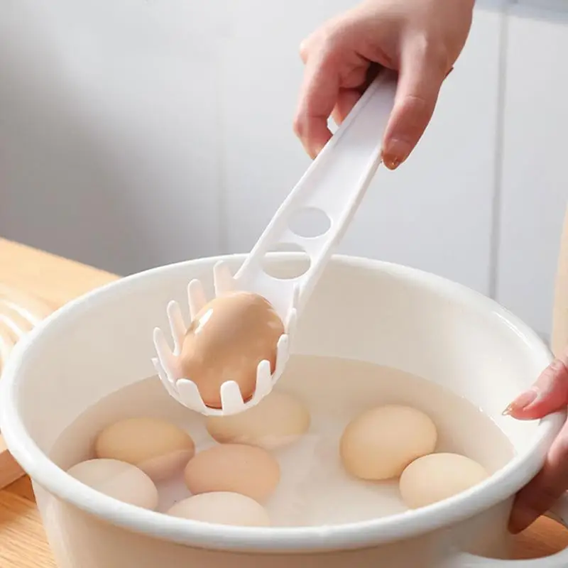 Multi Functional Cooking For Kitchen Creative Noodle Shape Cooking Spoon Long Handheld Pasta Colander Spoon Drain Strainer
