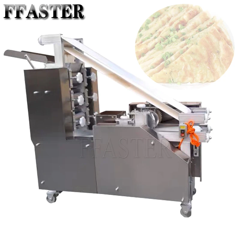 

Pressing Flour Machine Commercial Stainless Steel Fully Automatic Imitation Manual Rolling Equipments Dumpling Baozi Skin Maker