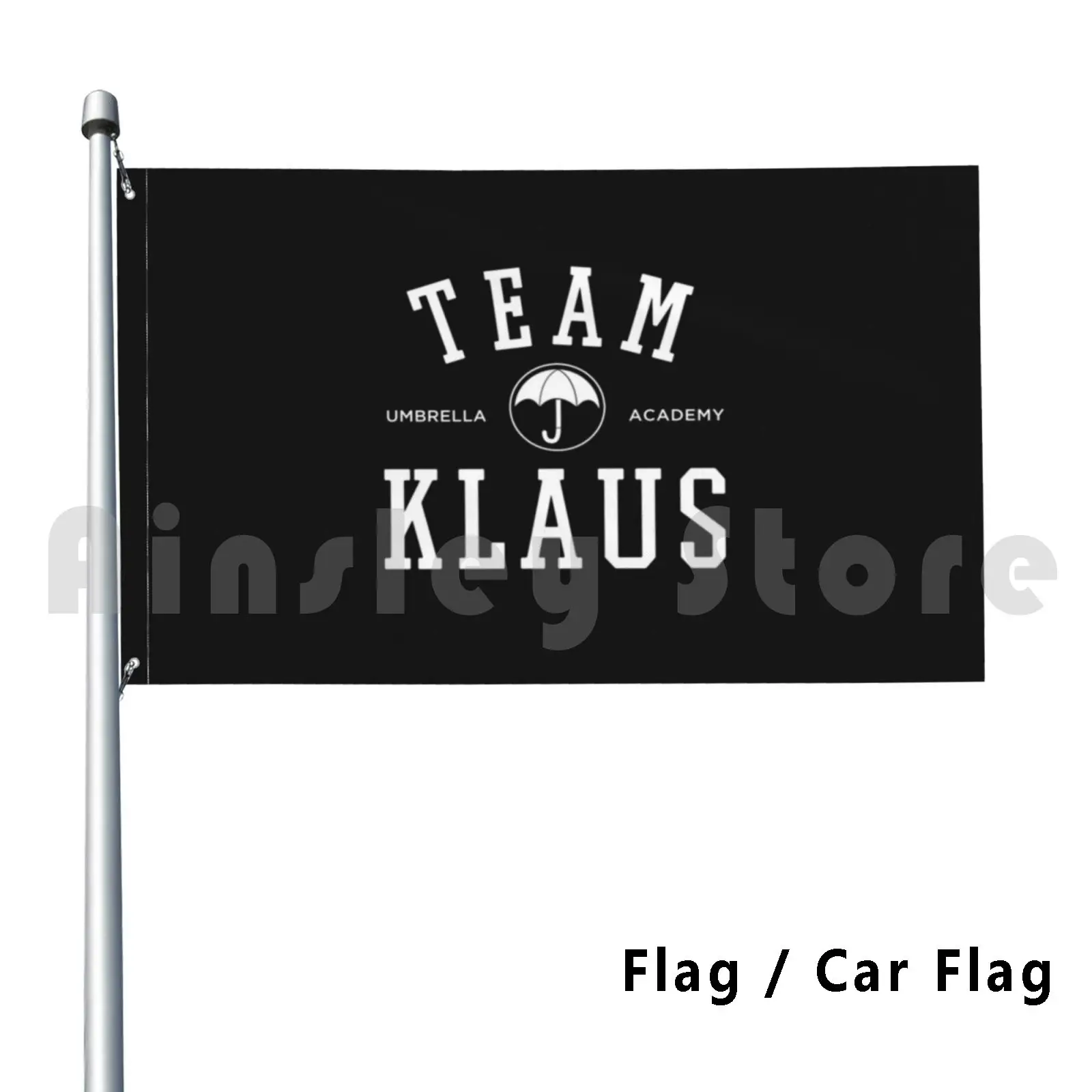 Team Kpthe Umbrella Academy Flag Car Flag Funny The Umbrella Academy Tua Umbrella Academy Umbrella