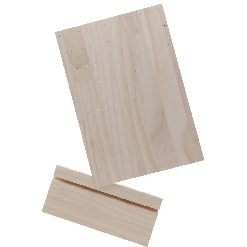 

Wood Necklace Display Stand Holder Holder Rack Show Shelf Jewelry