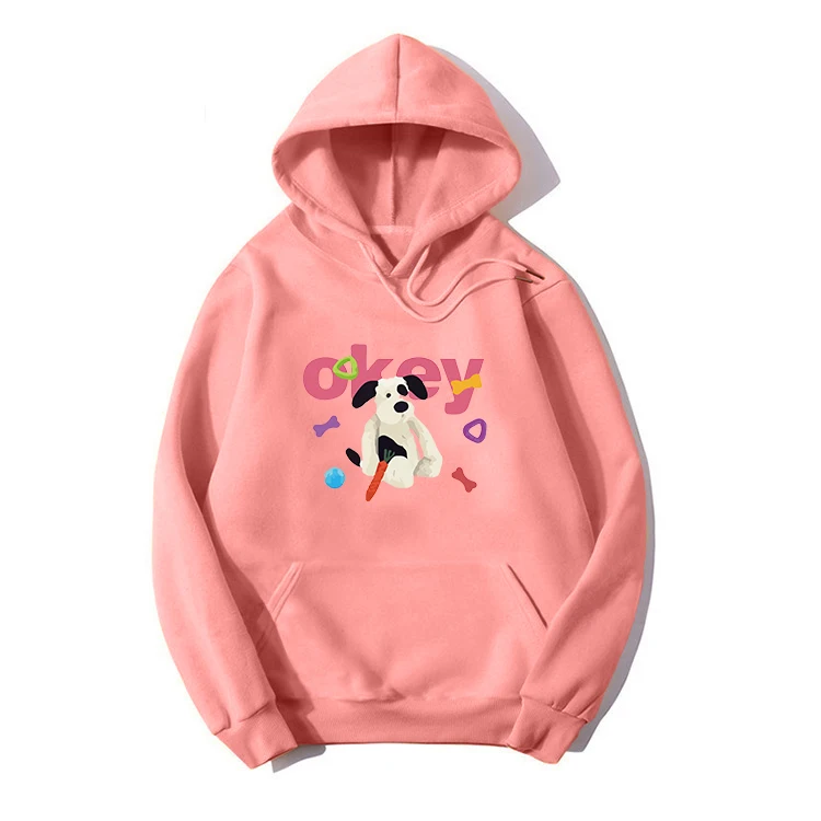

Cute Dog Hoodie Printed Men/Women Casual Fashion Long Sleeves Hooded Shirt Korean Pullover Tracksuit Oversized Unisex Clothing