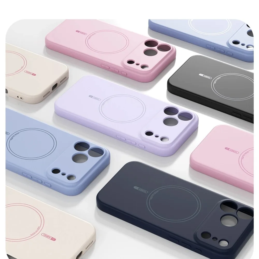 Ultra-Durable Liquid Silicone Magnetic Phone Case Cover