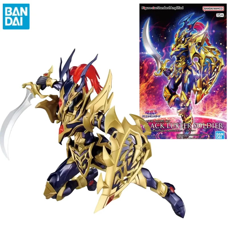 

Bandai Оригинальное аниме Yu-Gi-Oh! Фигурка-rise BLACK LUSTER SOLDIER, экшн-фигурка в сборе, модель украшения-игрушки, подарки для детей