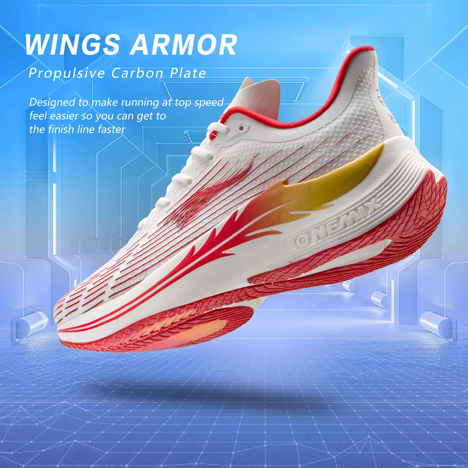 ONEMIX 2024 Breathable Running Shoes Men Sports Wild Casual Soft Comfortable New Trend Walking  Outdoor Male Sneakers
