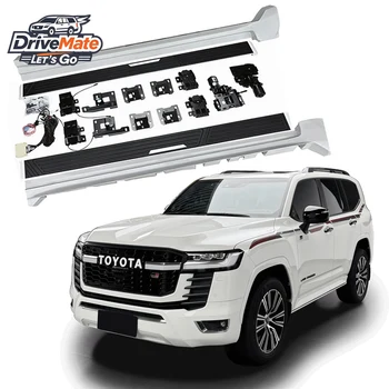 2024 Upgrade Automatic Lighting Electric Side Steps - Sturdy Power Running Boards for Toyota Land Cruiser 300 GR Sport/LC300 1