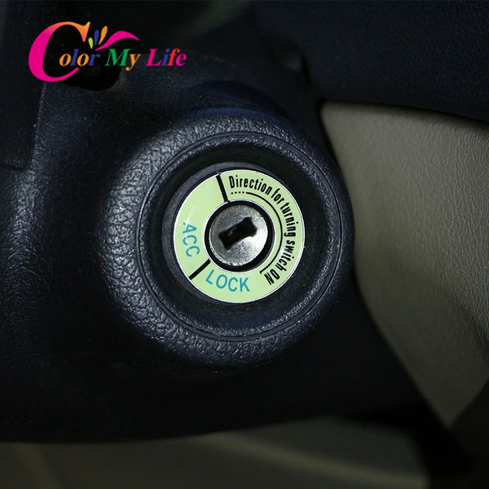 ColorMyLifeAluminiumAlloyCarIgnitionKeyRingCoverDecorative
