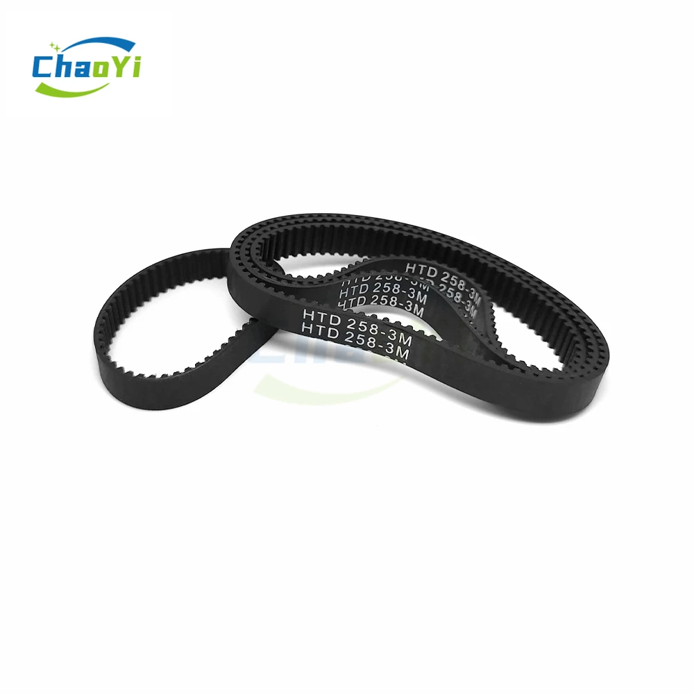 HTD 3M Closed Loop Rubber Timing Belt Pitch Length 321 324 327 330 333 336 339 342 345 348 351mm Width 10mm 3M-339 3M-348 3M-351