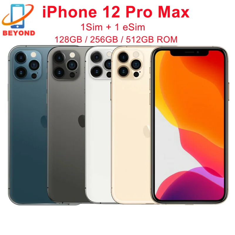 Genuine Apple iPhone 12 Pro Max 128/256/512GB ROM Original 6.7