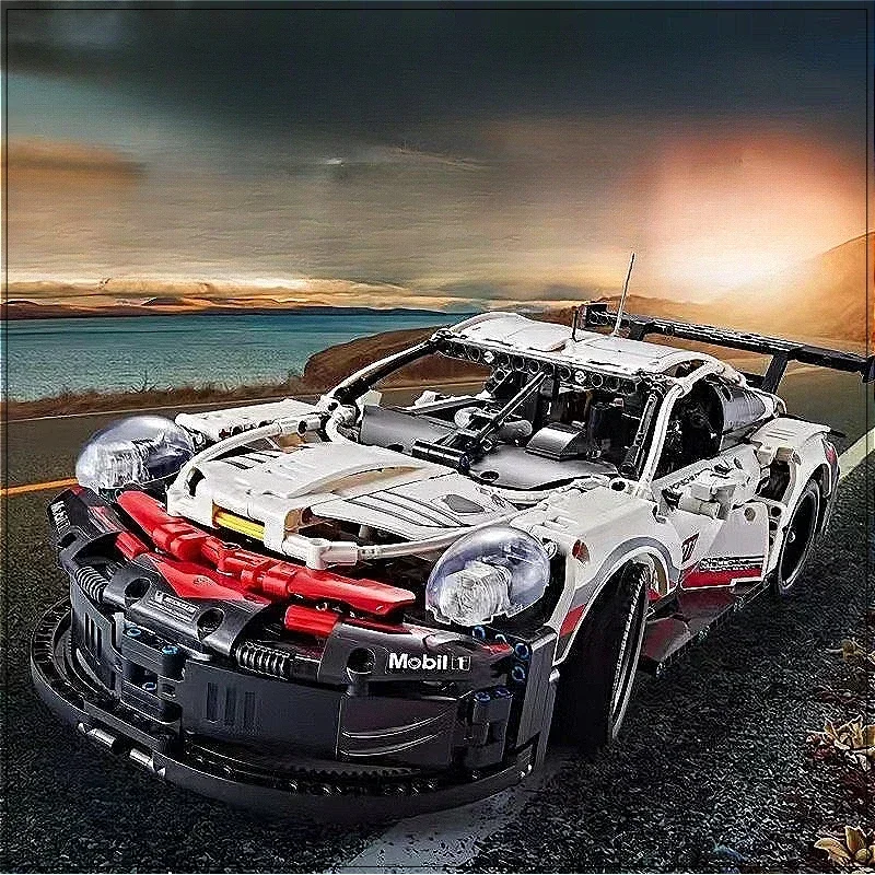 1580 Pcs Technical Classic Super Racing Car Building Blocks Model Bricks Vehicl Toy For Kids Birthday Gift Brain Game Toy building blocks toy