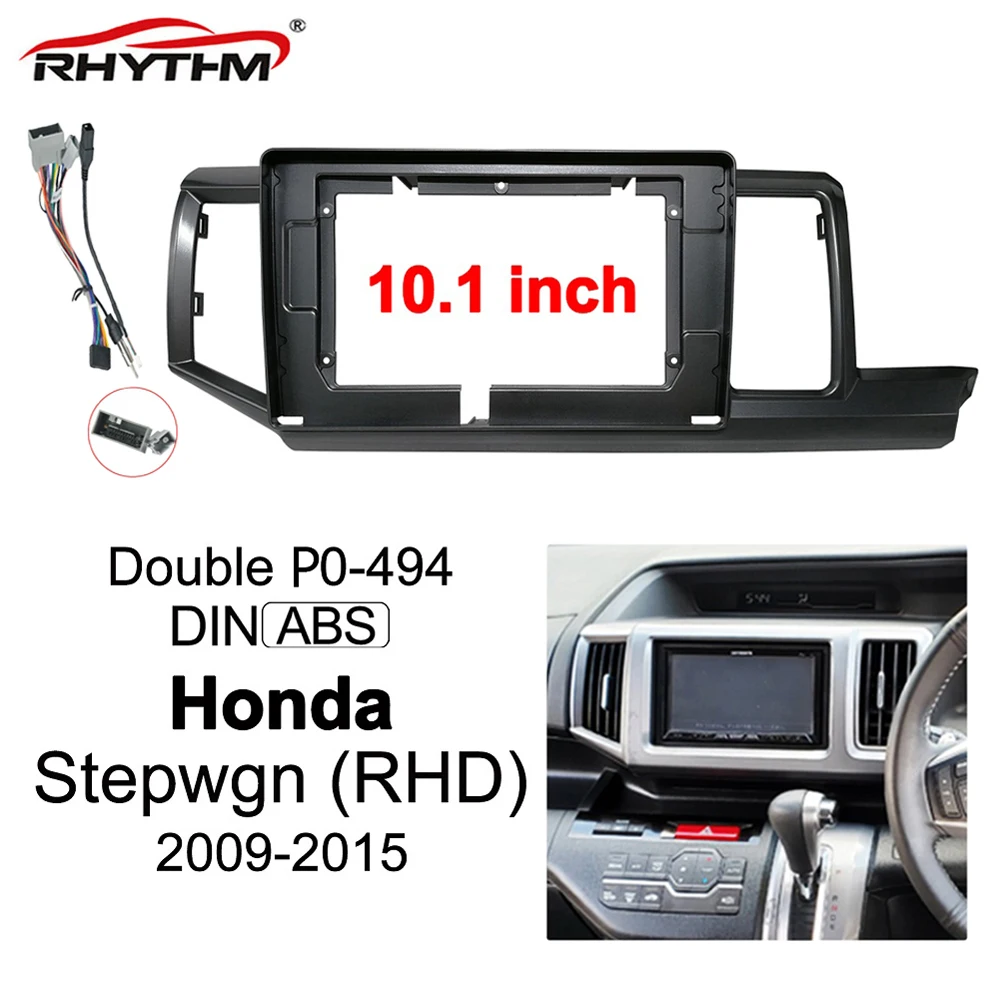 

10.1 Inch Car Fascia For Honda Stepwgn 2009-2015 Double Din Car dvd Fascias Frame Audio Fitting Adaptor Panel Dashboard kits
