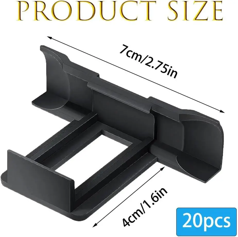 Description Picture 5 of item10Pcs 30/35/40mm Solar Panel Water Drainage Clips Photovoltaic Modules Cleaning Clips For Water Drain Solar Power Supplies