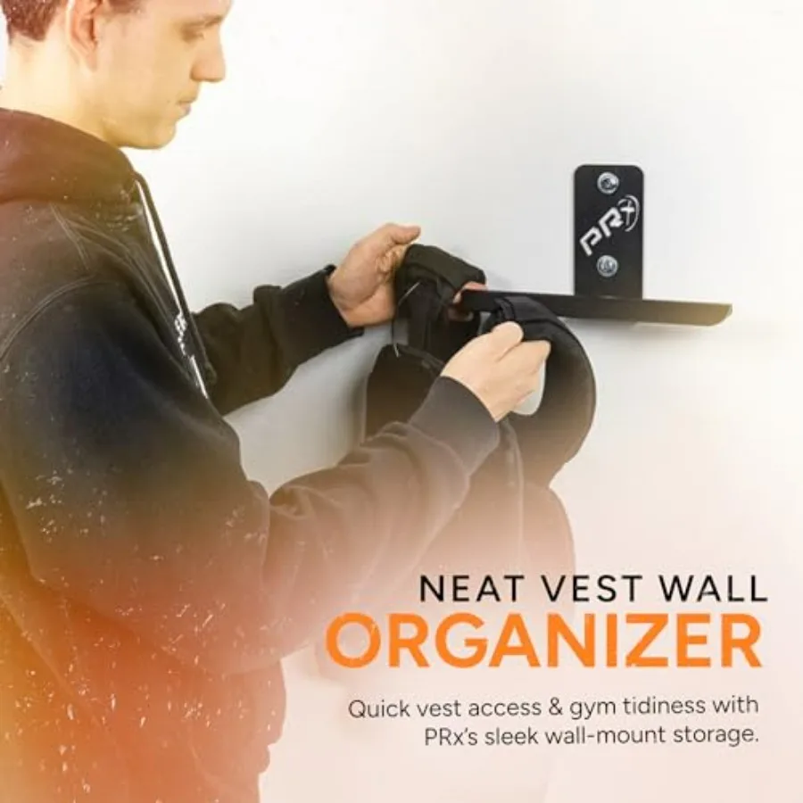 USA Made Wall-Mounted Heavy Duty Storage Hanger for Weight Vests,Tactical Gear, Backpacks,and Body Armor Plate Carrier Vest, Dur