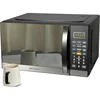 Countertop Microwave Oven,Sleek Mirrored Finish 10 Power Levels, 6 Auto Menus,Glass Turntable and Child Safe Lock,1.1 Cu. Ft 1