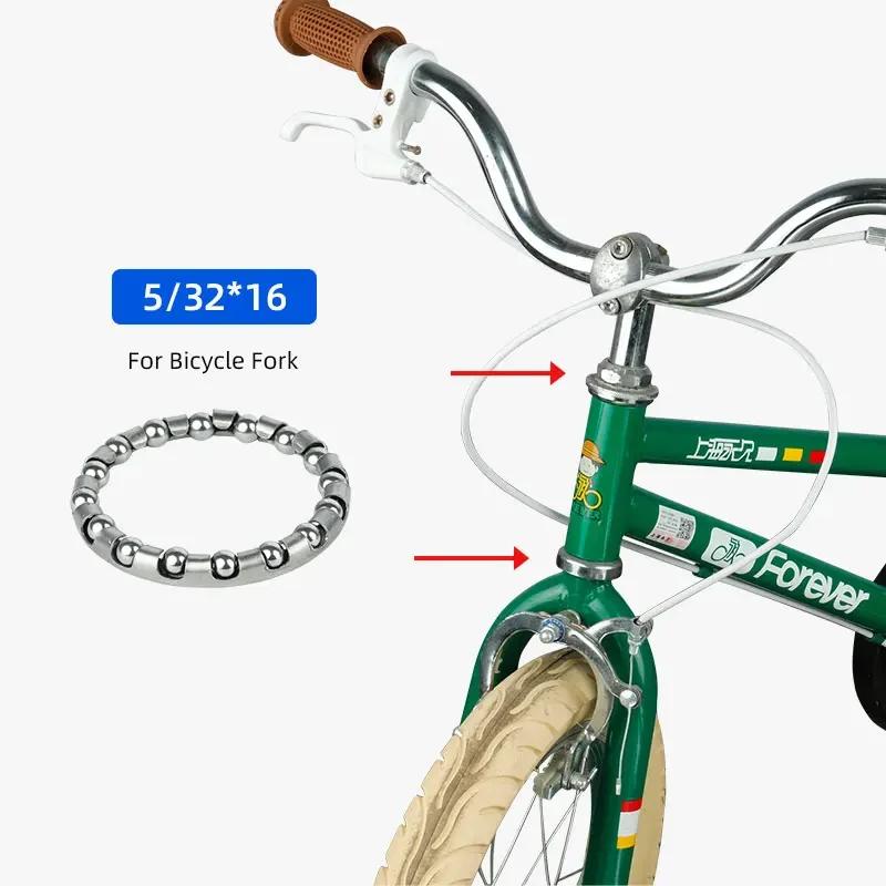 MTB Road Bike Headset Bottom Bracket Axle Ball Bearing Retainer Carbon Steel Bicycle Replacement for Hub Crank Fork bicycle ball bearing