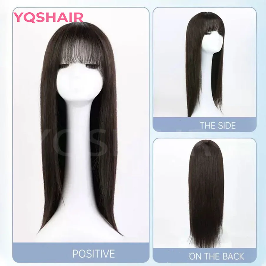 5x5 실크탑 인모 가발, 자연스러운 스트레이트 유럽산 버진 인모 글루리스 가발, 여성용 부드럽고 통기성 좋은 탄성망