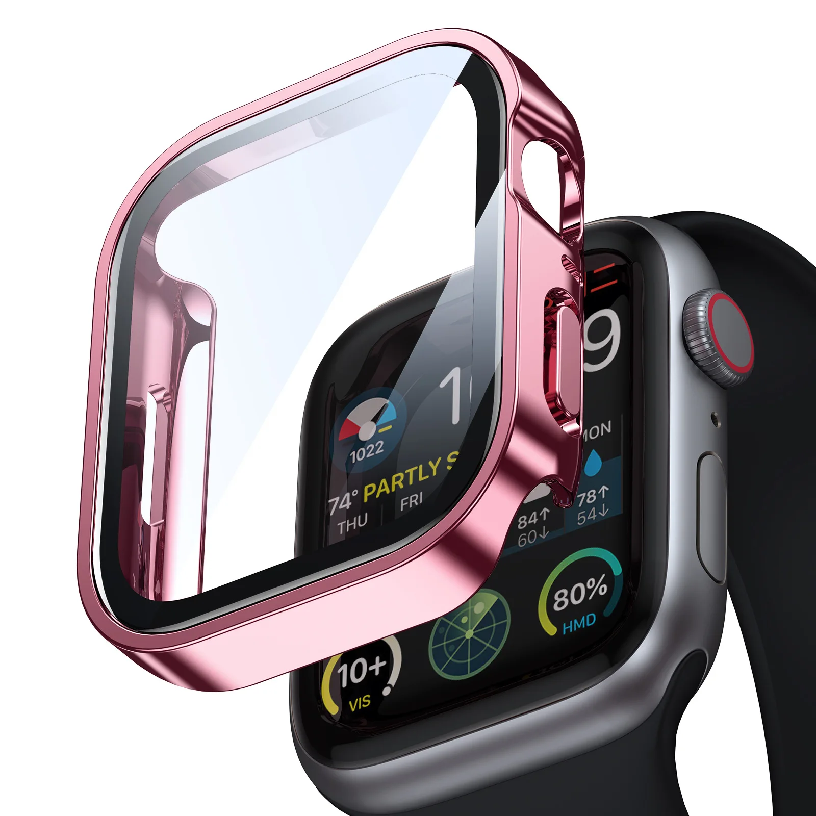 Premium Tempered Glass Case with Screen Protector – Straight Edge Cover