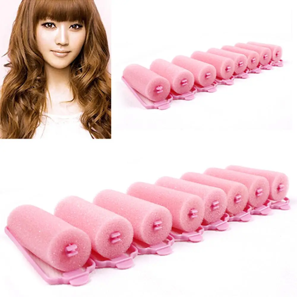 

6Pcs Sponge Foam Hair Curlers Rollers Twist Salon Hairs Styling Tools Soft Magic Sponge Hair Rollers DIY Hairdressing Tool Kit