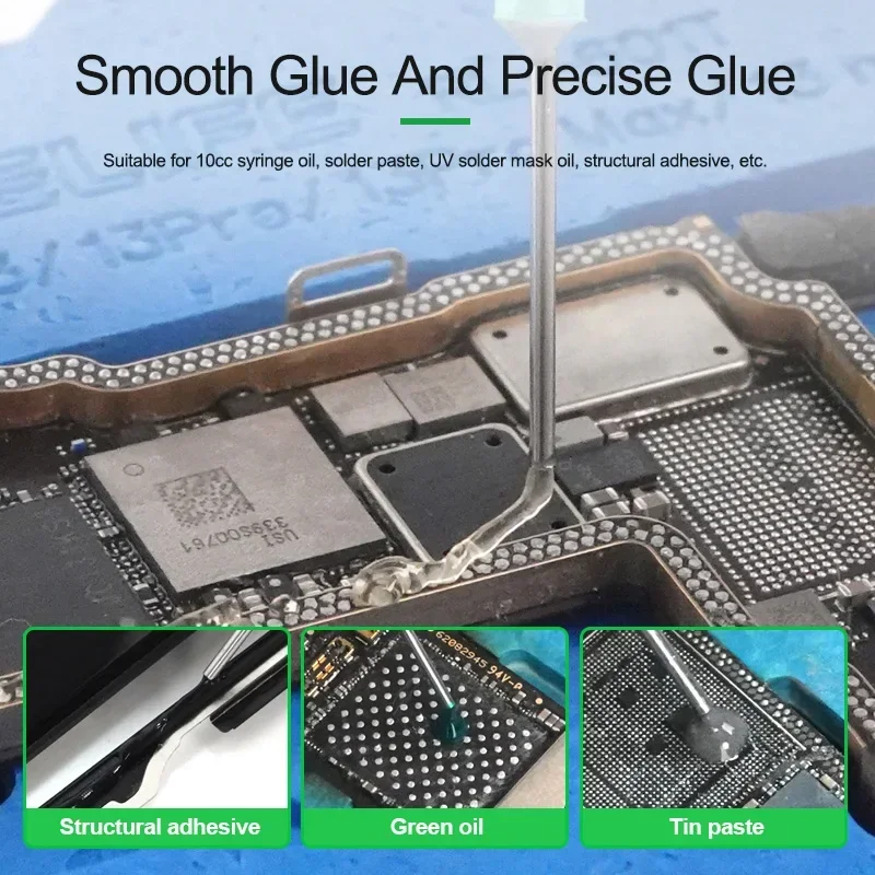 Manual Glue Gun Solder Flux Dispenser Welding Oil Solder Paste UV Needle Booster Universal Propulsion Tool 10cc