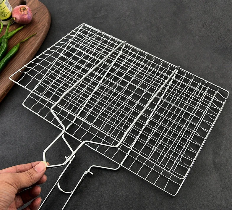 Non-stick Home Barbecue Basket Cookware Bbq Barbecue Kitchen Utensils Grill Mesh Mat Party Tools Meat Picnic Steak Vegetable Bar
