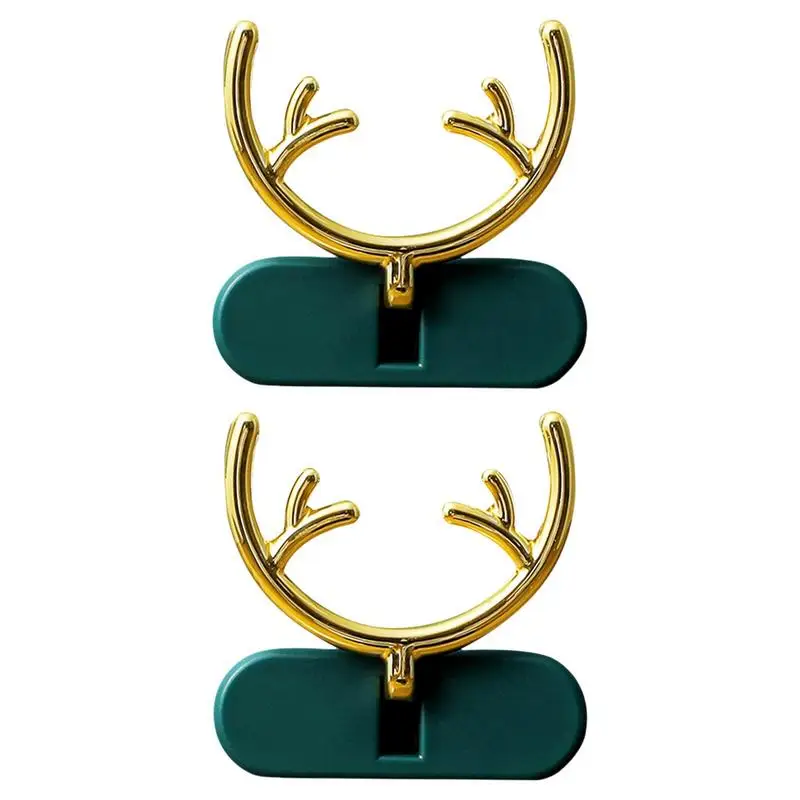 

2PCS Hook Socket Holder Power Plug Hanger Gadgets Storage Kitchen Accessories Bathroom Organizers Self-Adhesive Wall Hooks