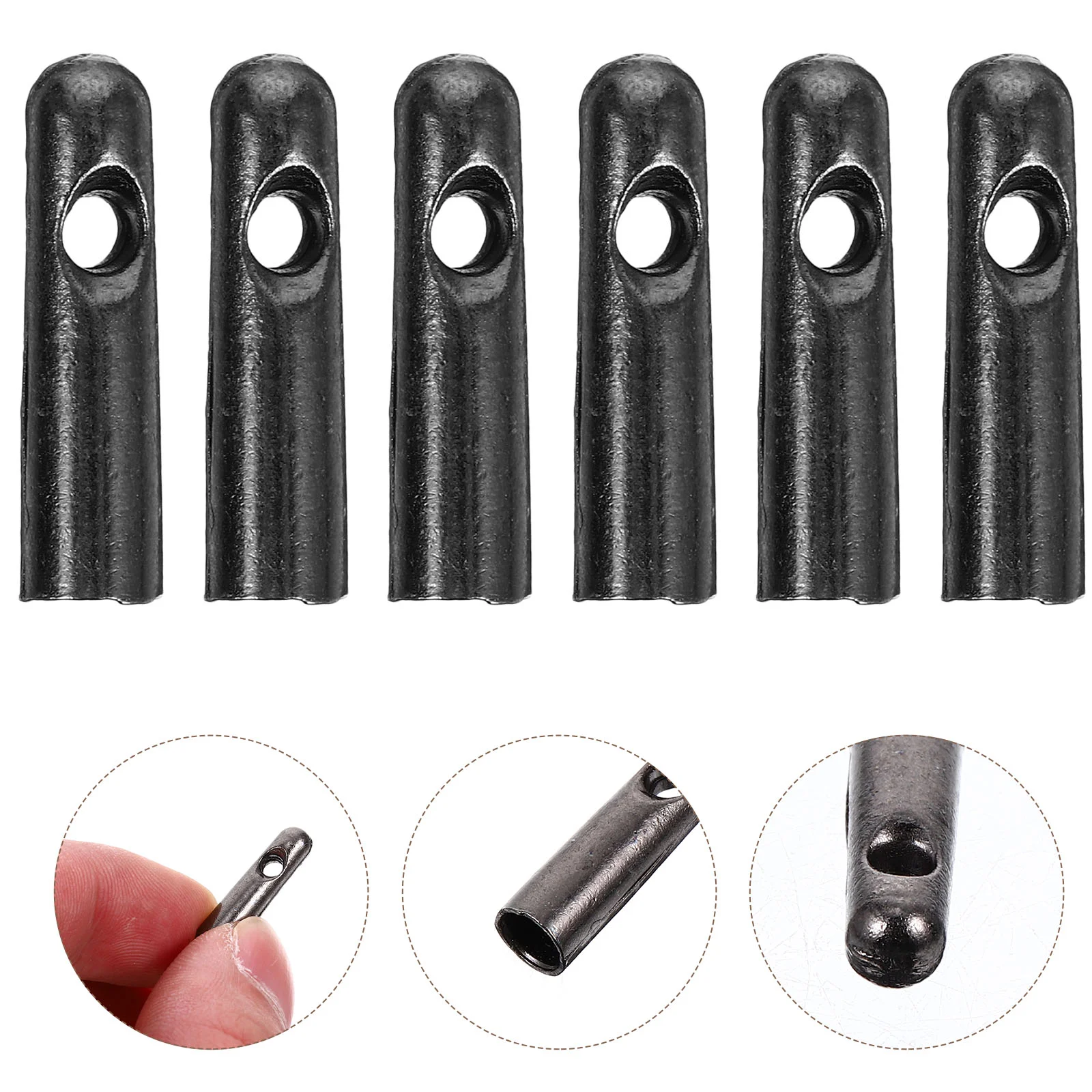10 Pcs Umbrella Accessories Small Beads Bone Covers for Folding Umbrellas Rain Tail umbrella bone covers