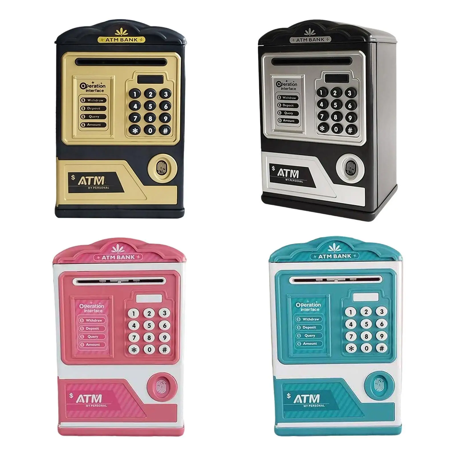 Piggy Bank for Kids,Educational Toys,Creative Gifts,ATM Machine Gifts,Small Money Jar Saving Box for 4 7 8 9 10 11 Year Old