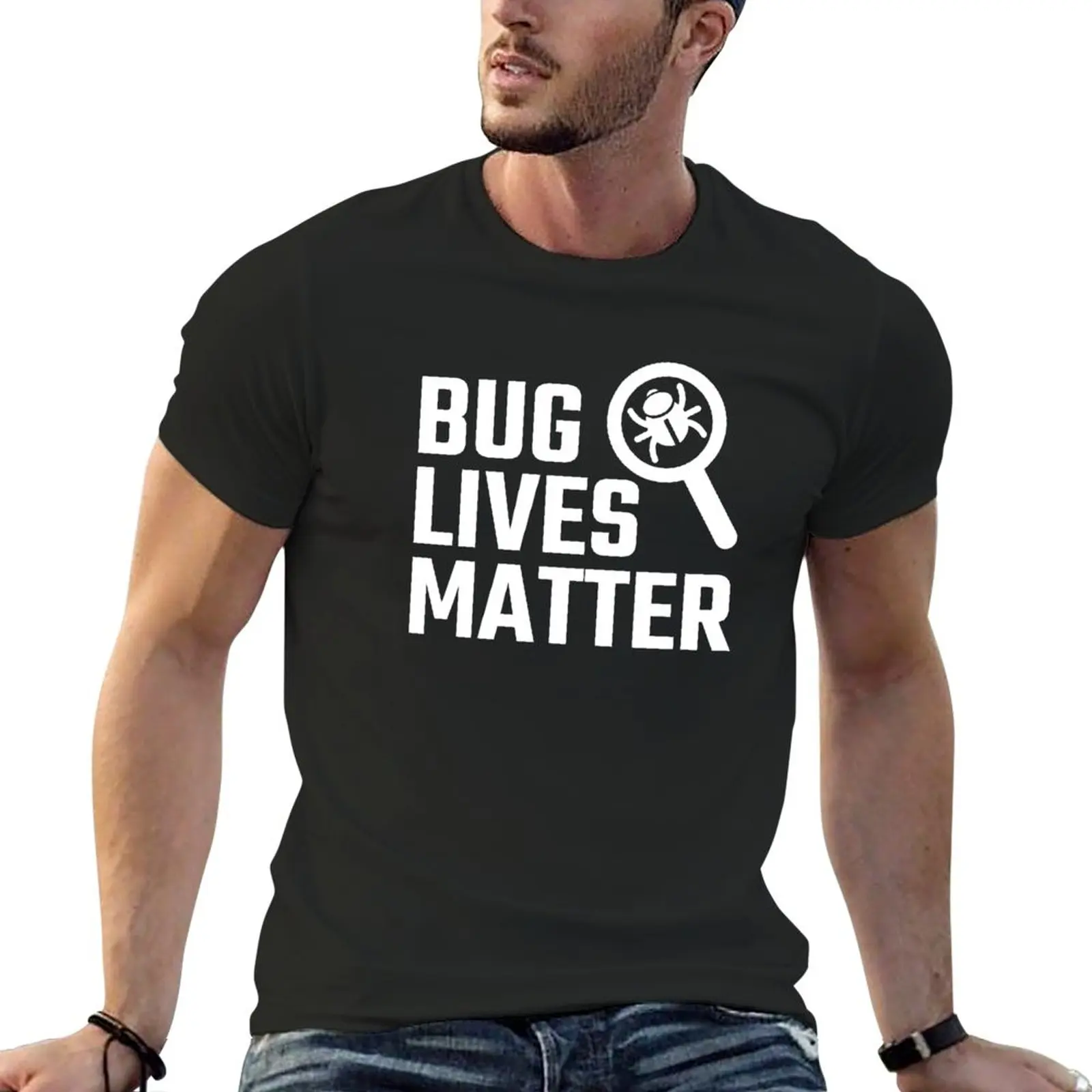 

New Bug Live's Matter T-Shirt heavyweight t shirts graphic t shirts black t shirts for men
