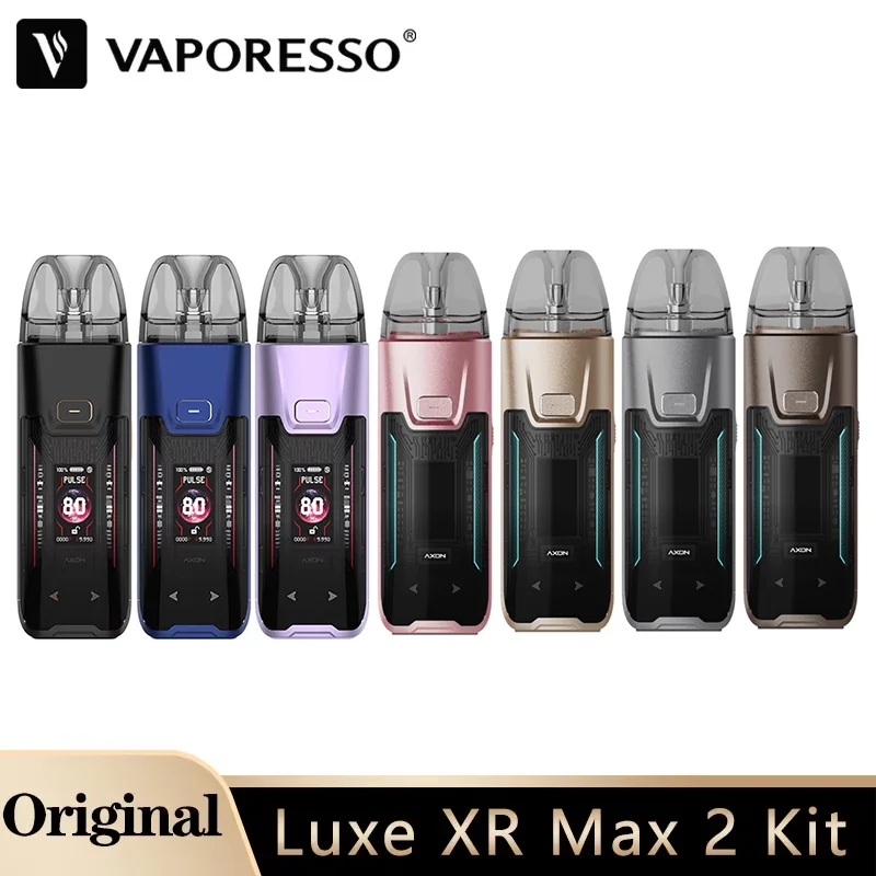 Original Vaporesso Luxe XR Max 2 Kit Vape 3200mAh 80W 5ml Dual Mesh Coil DTL/MTL E Cigarette