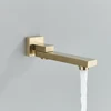 Free Shipping  Bathroom Brass Chrome/Black Bronze Shower Faucet Spout Wall Mounted Swive Bath Spout Bathroom Accessories 4