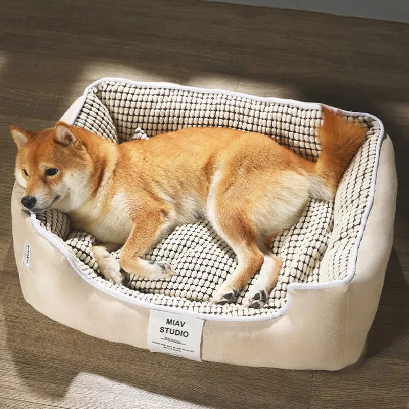 warm Dog Bed Sofa Mat Winter Plush Padded Cushion For Small Large Dogs Sleeping Beds Houses For Cats Washable Blanket Sofa Cover