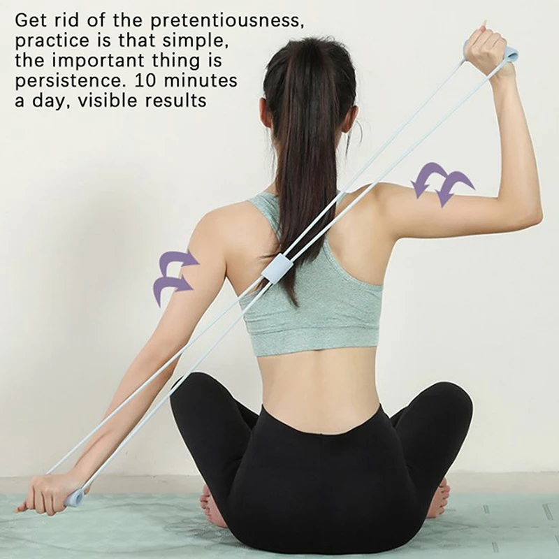 Versatile Resistance Bands for At-Home Yoga & Fitness Workouts