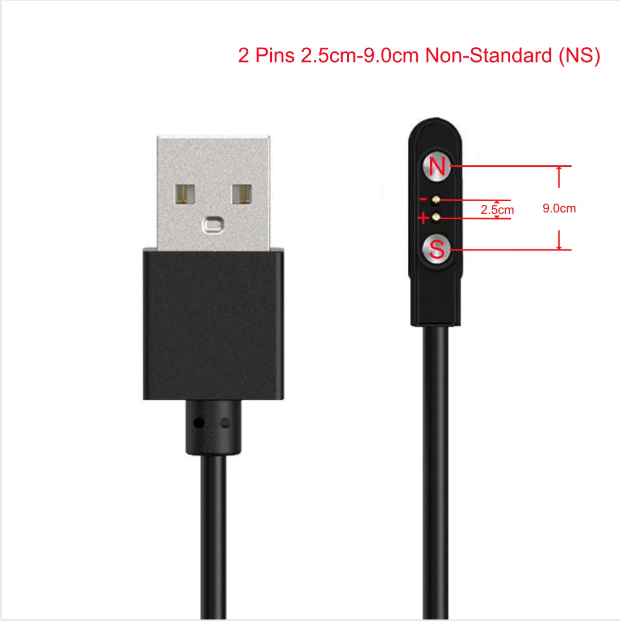 ตัวเลือกสินค้า สายชาร์จแม่เหล็ก USB-C สำหรับสมาร์ทวอทช์