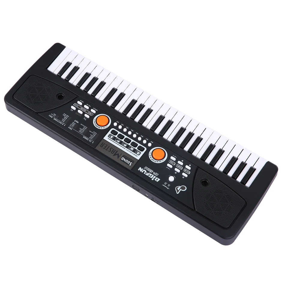Keyboard Piano 61 Toetsen Met Microfoon - Elektrisch Digitaal Multifunctioneel MQ6186