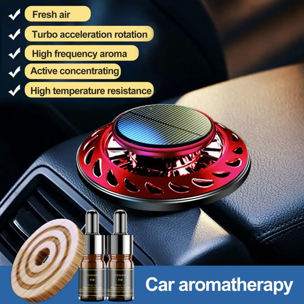 

Simple Appearance Car Air Freshener Car Aromatherapy Solar Energy Car Perfume Holder Auto Aromatherapy Ornament for Automotive
