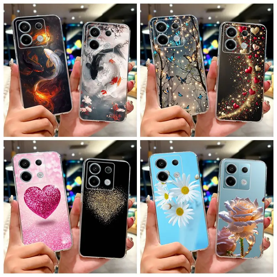Lucky Koi Design Soft Slim Phone Case – Fashionable Cover