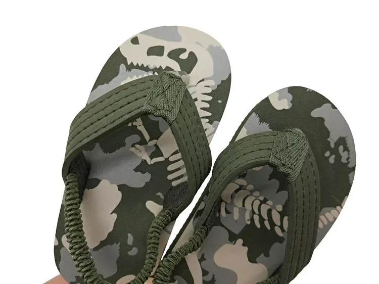 New Summer Children Beach Shoes Toddler Boy House Slippers Anti-slip Flip Flops Outdoor Sandals Kids Cartoon Water Shoes for Boy 4
