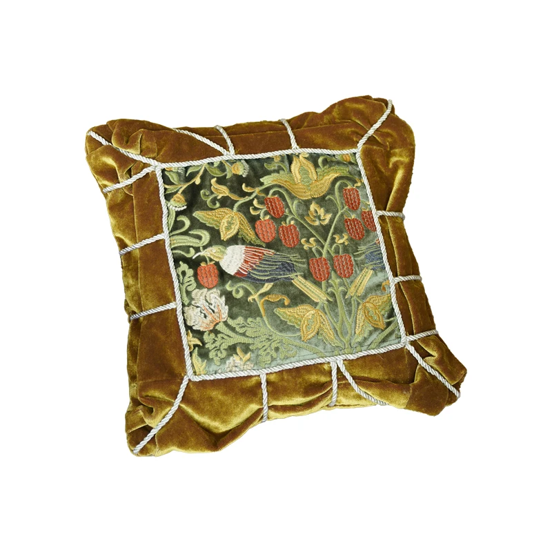 Forest dance party pillow, popular heavy industry embroidery, out-of-print cushion, light luxury living room sofa 8