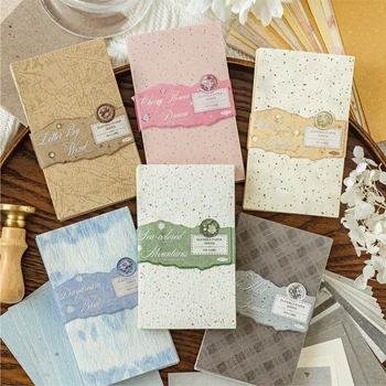 50 fogli di carta per album con texture pastello Morandi vintage per scrapbooking, pianificatore fai da te, diario, quaderno, decorazione, regali per ufficio