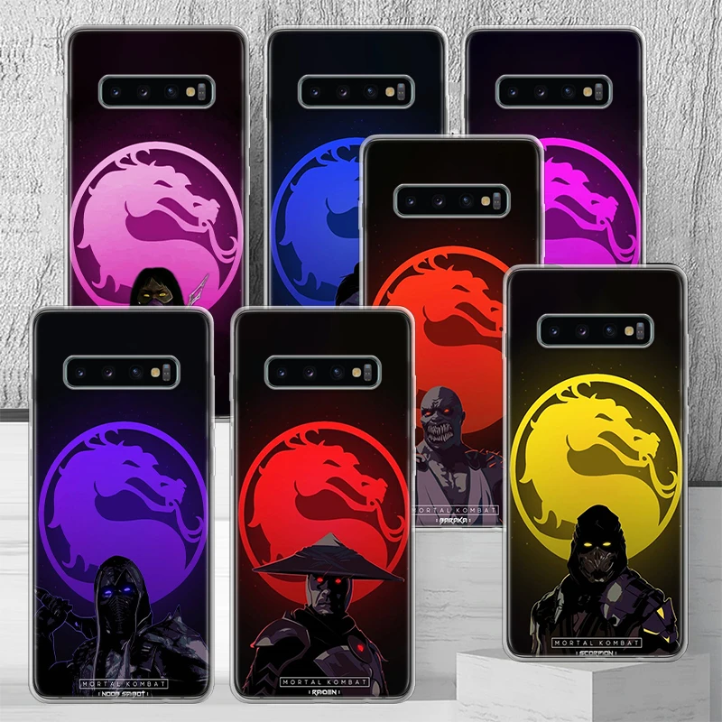 Scorpion Zero Sub Mortal Kombat Custodia Per Telefono Shell Per Samsung Galaxy S24 S23 S22 Ultra S21 Plus S20 Fe S10 S10E S9 S8 + Cover Cap